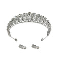 Sweet Princess Crystal Bridal Crown for Wedding and Formal Hair Styling