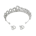 Crystal and Pearl Bridal Crown for Weddings and Formal Occasions